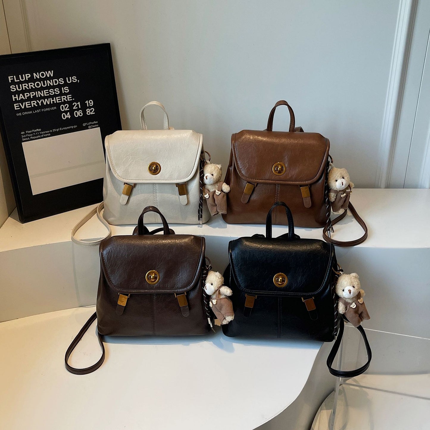 Women's Western Style Fashion Preppy Advanced Retro Backpacks
