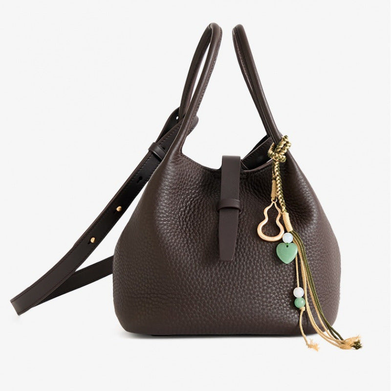Women's Simple High-grade Echo Vegetable Basket With Women's Messenger Bag