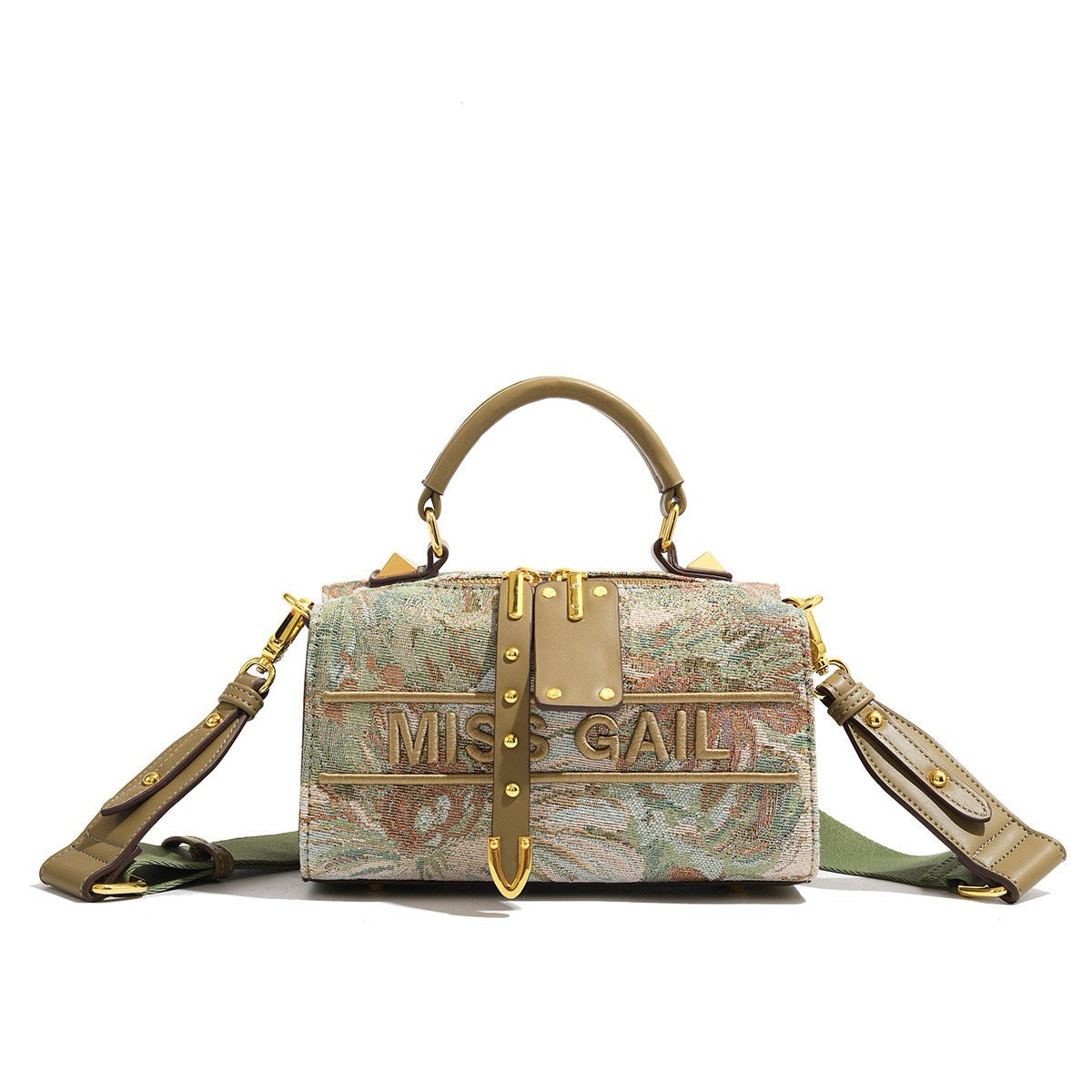 Women's Fashionable Embroidered Pillow Portable Trendy Bags