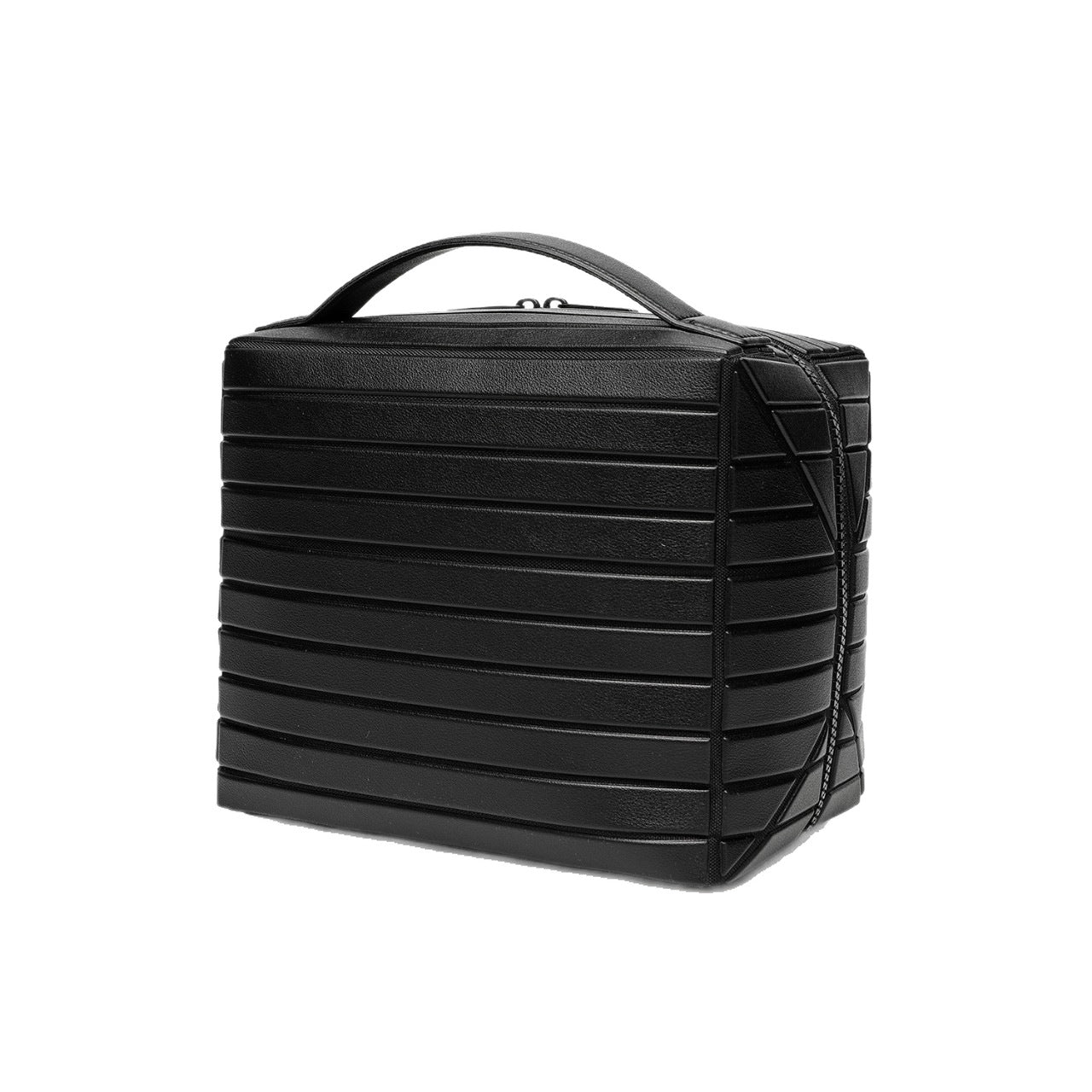 Practical Large Capacity Beautiful Storage Commuter Striped Three-dimensional Makeup Bag