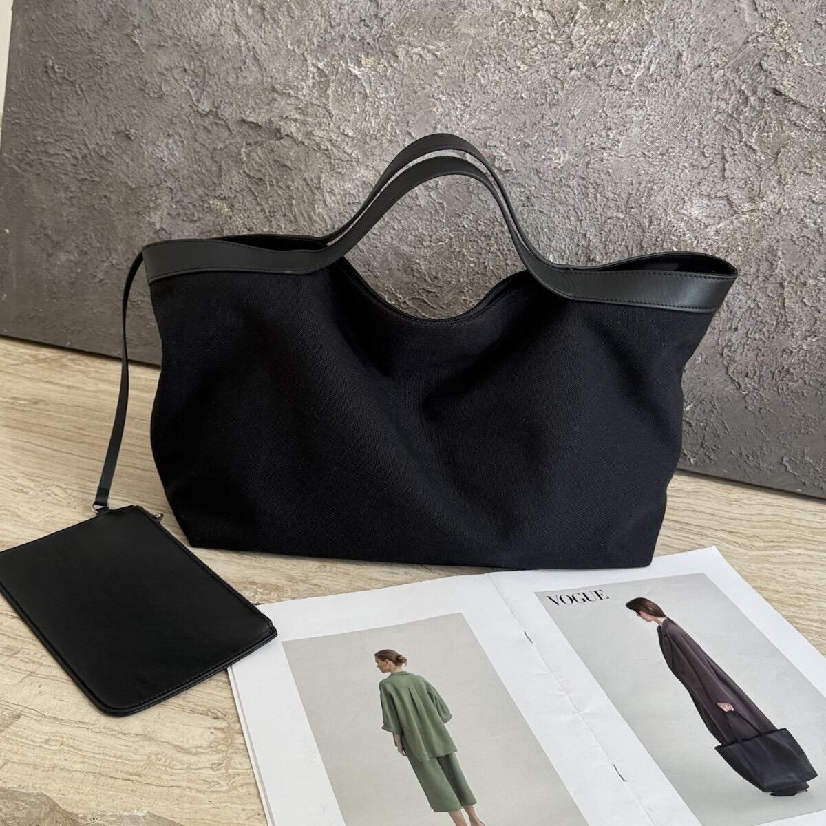 Women's Canvas Large Capacity Totes Idle Style Clutch Genuine Handbags