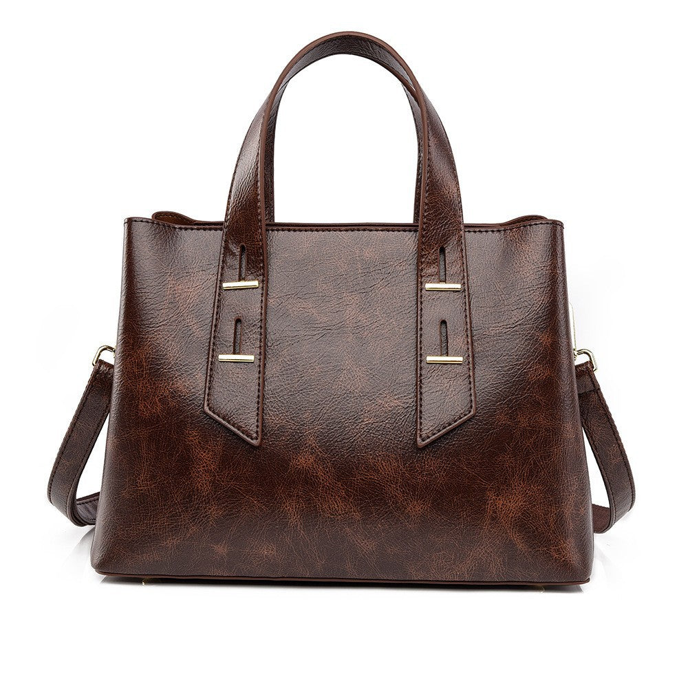 Women's Capacity Fashion Simple One Female Commuter Shoulder Bags