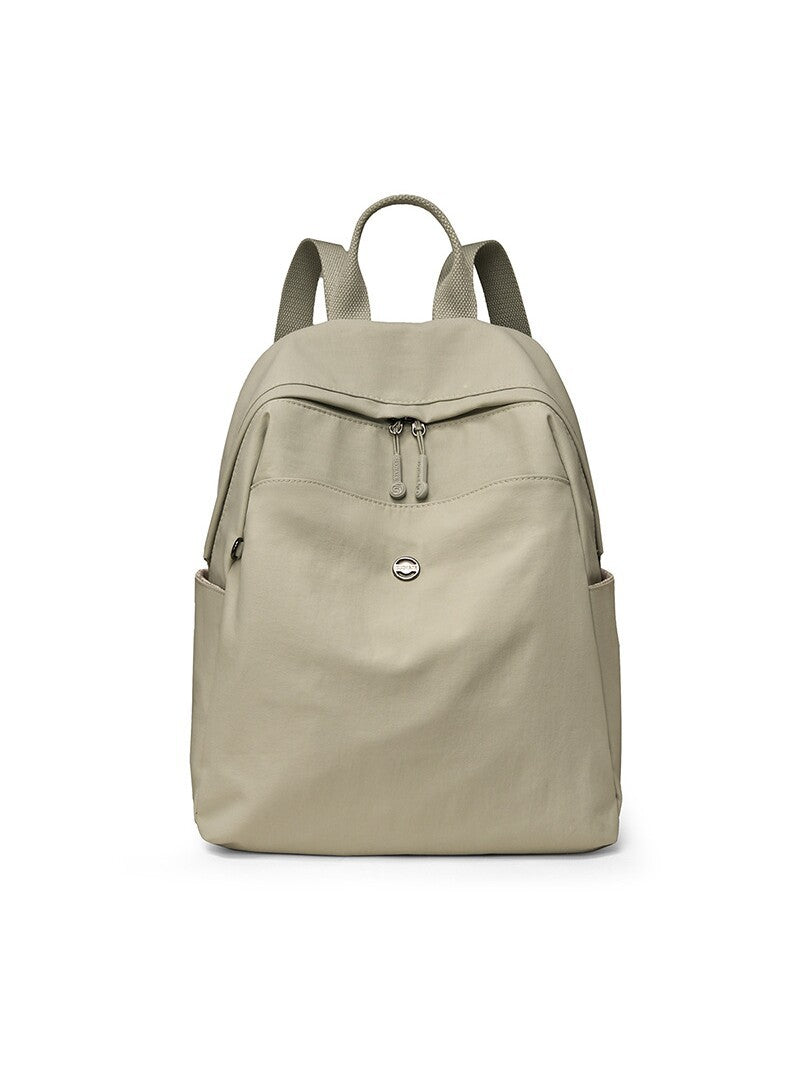 Simple Large Capacity Washed Soft Surface Go Out Travel Bags