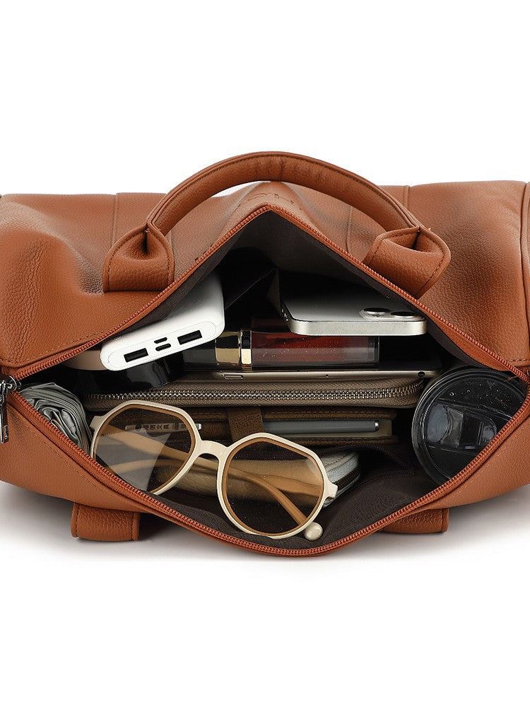 Retro Alphabet Korean Style Portable Large Commuter Women's Messenger Bag