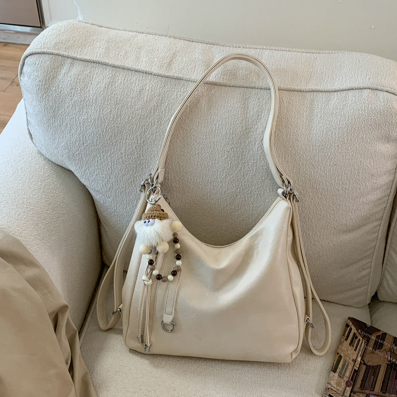 New Women's Commuter Retro Large Capacity Underarm Bag