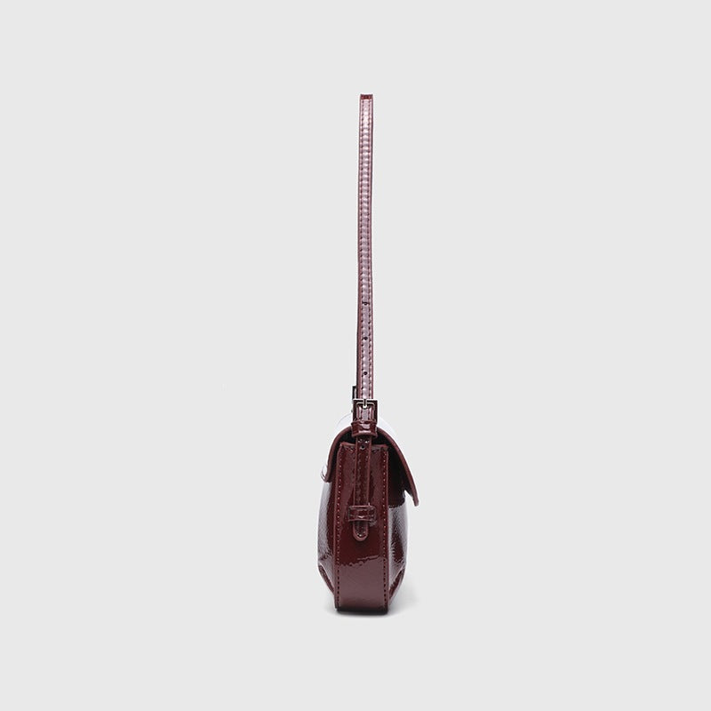 Baguette Spring Idle Style Fashion Simple Commute Flip Underarm Bag