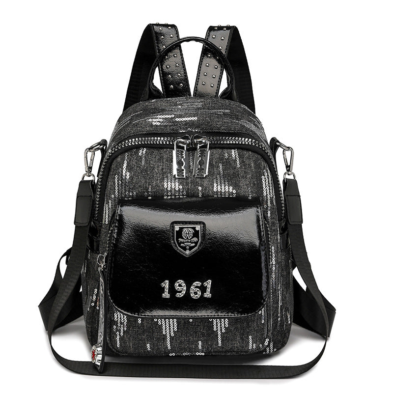 Women's Fashionable Korean Style Versatile Soft Leather Trendy Essential Women's Backpack