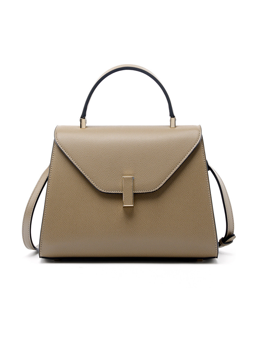 Women's Kelly Design Sense Niche Fashion Genuine Leather High Large Women's Handbag