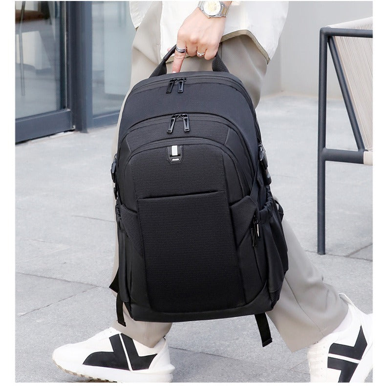Men's Large Capacity Expansion Neutral Breathable Computer Backpacks