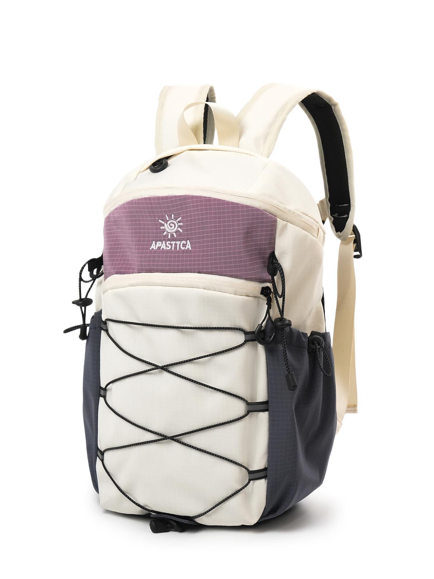 Soft Feeling Color Collision Design Hiking Backpacks