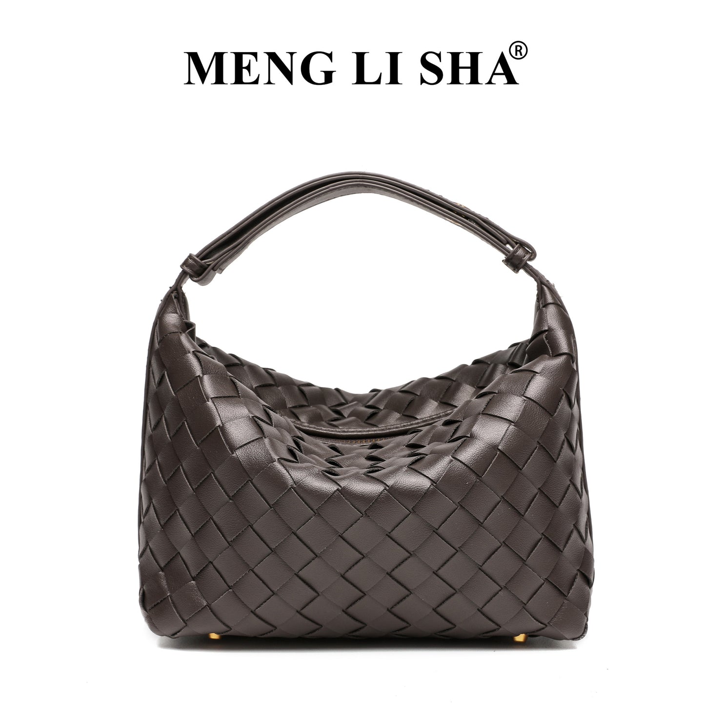 Women's Advanced Texture Woven Portable Lunch Fashion Simple Bags