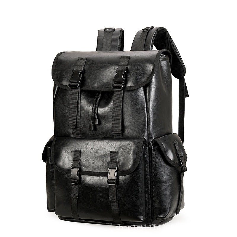Leather Large Capacity Business Excursion Computer Leisure Backpack