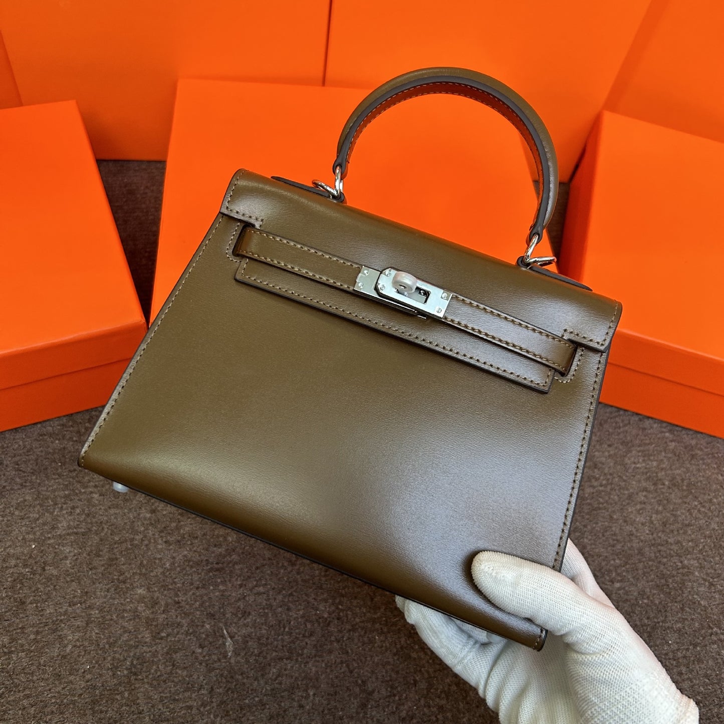 Women's Leather Glossy Cowhide Jim Kelly Second Generation Bags