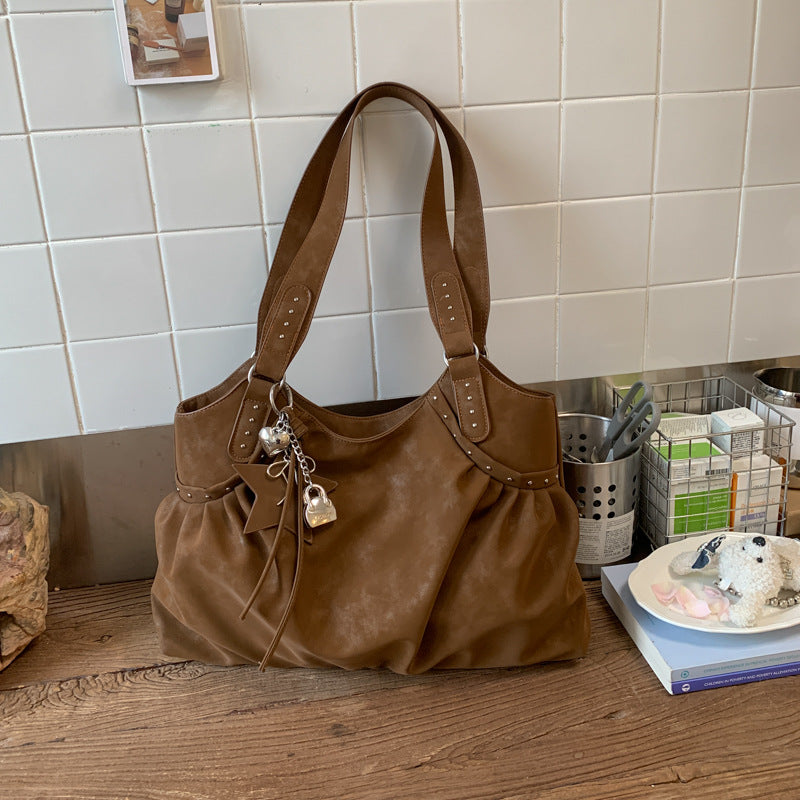 Women's Personalized Retro Large Capacity Stylish Good Women's Shoulder Bag