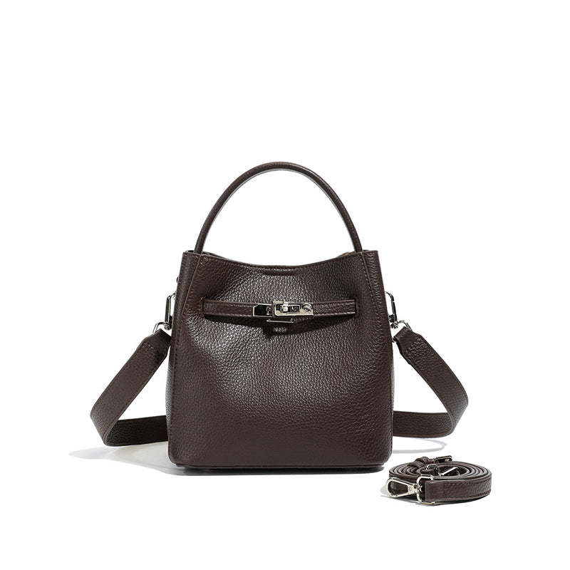 Women's Vintage Trendy Fashion High-grade Versatile Bucket Bag
