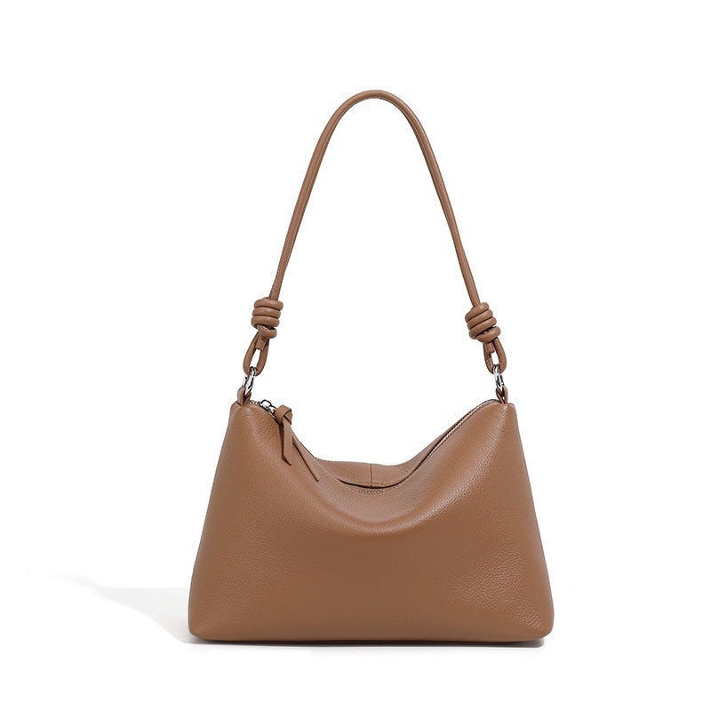Women's Layer Cowhide Underarm For Simple Commute Large Women's Shoulder Bag