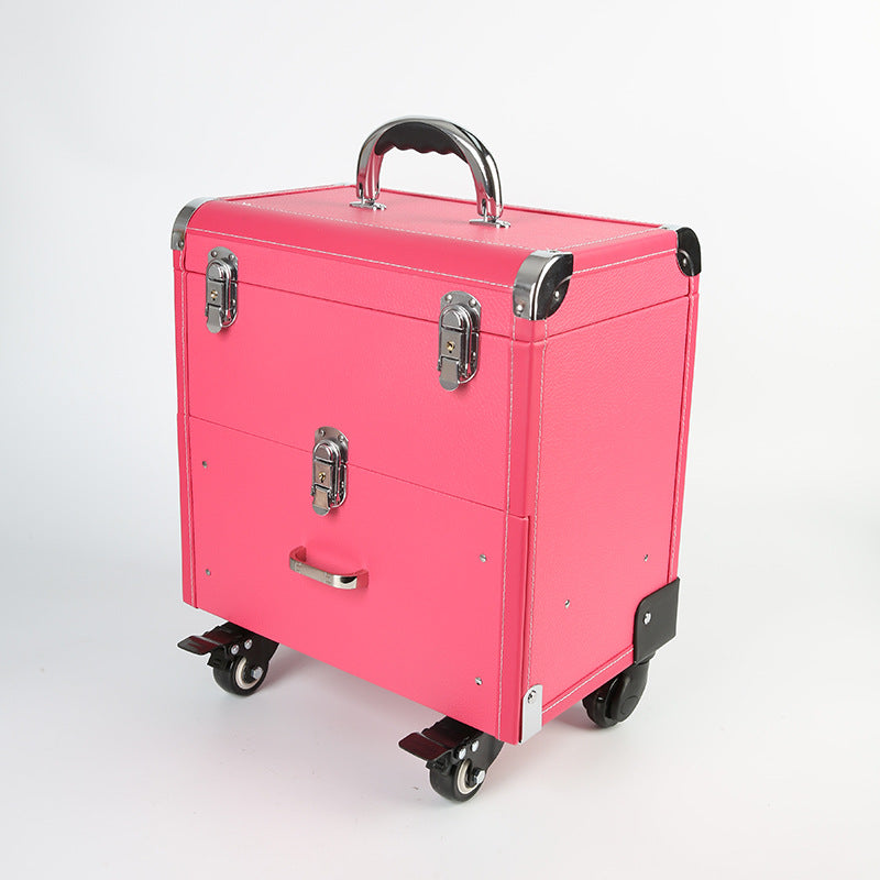 Professional Tattoo Embroidery Nail Beauty Box Brake Large Capacity Storage Cosmetic Cases