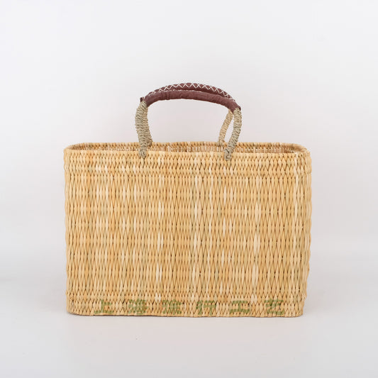 Beach Rattan Weave Artistic French Style Women's Handbag