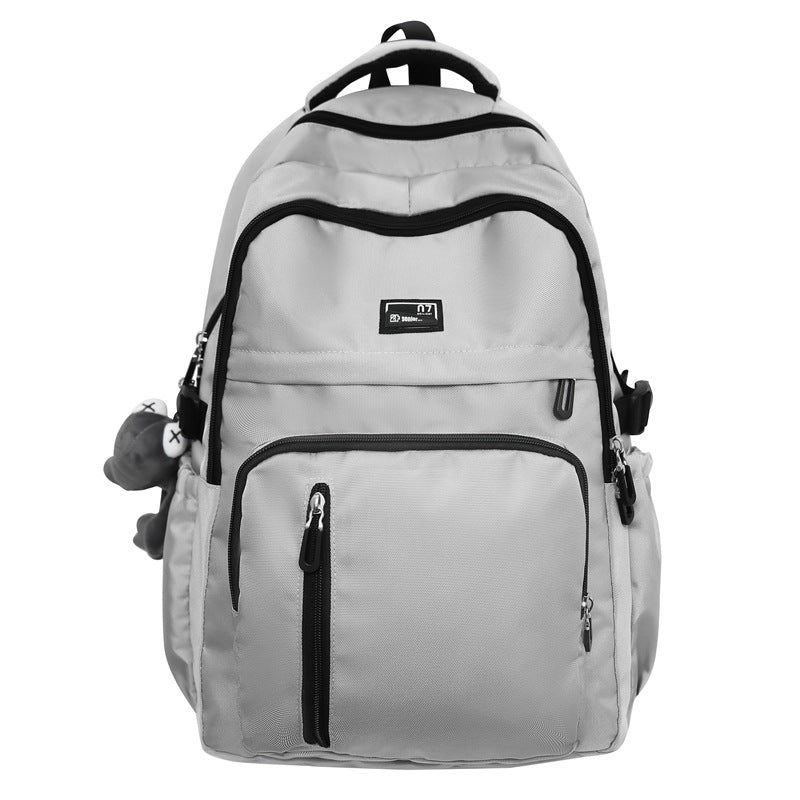 Women's & Men's Versatile Large Capacity Nylon Fashion Early Leisure Backpack