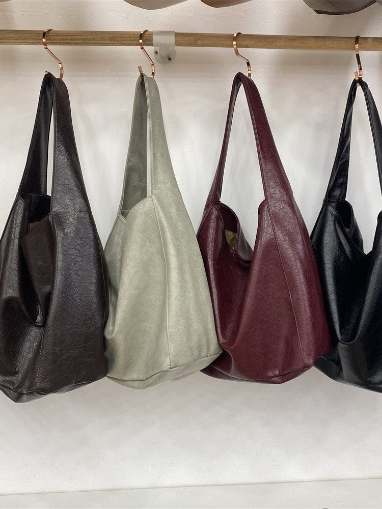 Women's Large Capacity Winter Korean Texture Trendy Simple Bags