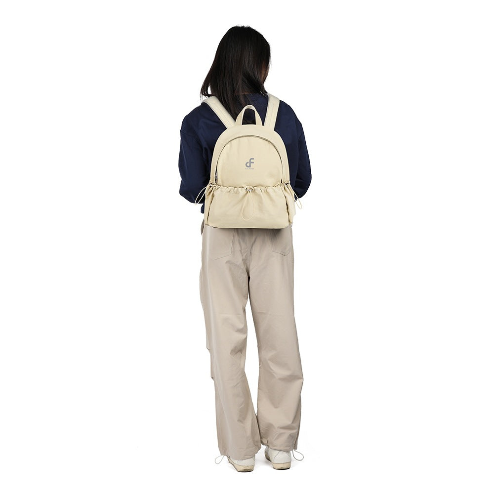Korean Lightweight Nylon Female College Commuter Large Women's Backpack