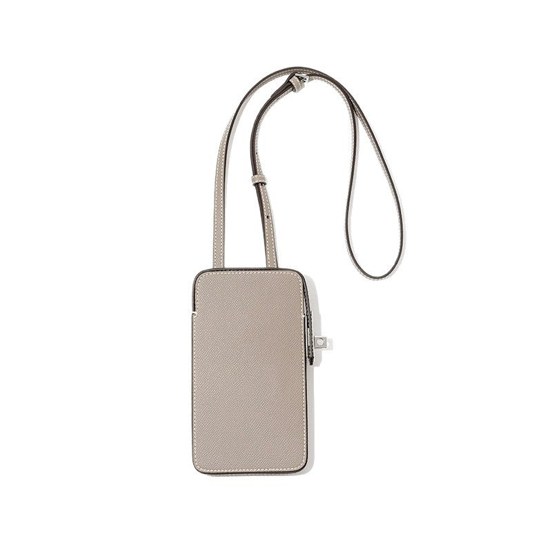 Fashion Genuine Leather Box Simple High-grade Mobile Phone Bag