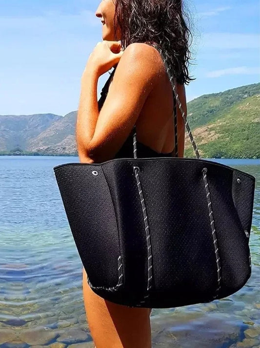 Women's Waterproof Large Capacity Shopping Neoprene Beach Women's Shoulder Bag