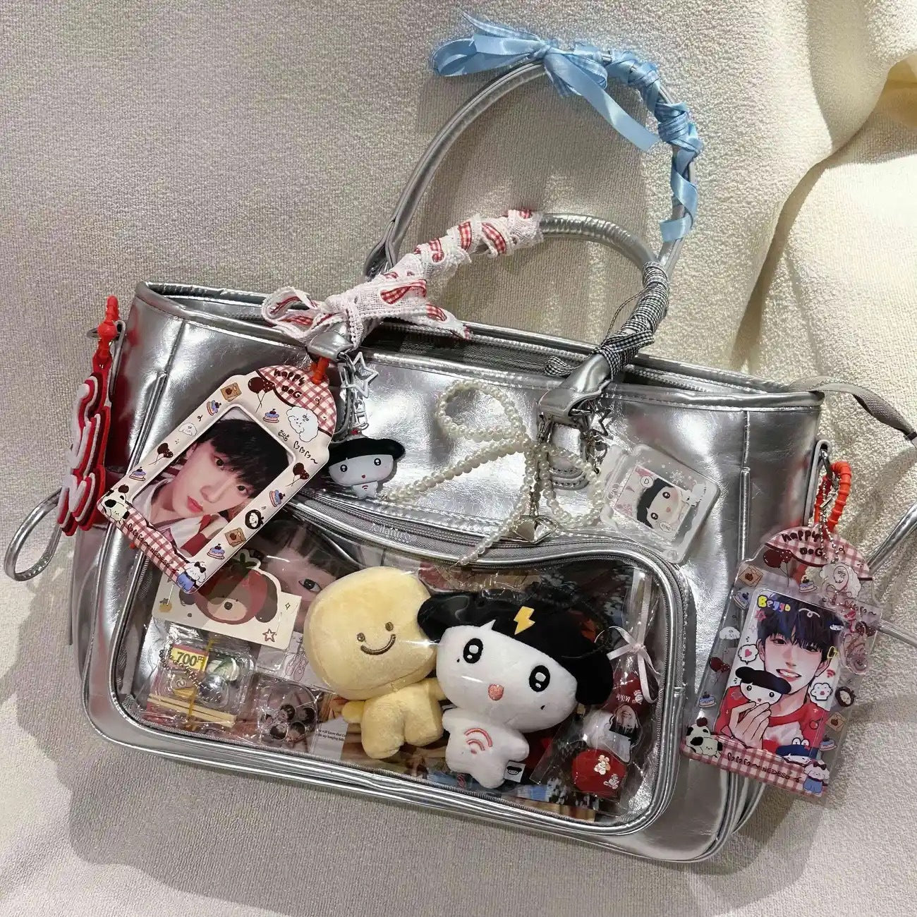 Star Catcher Concert Collection Lamp Large Capacity Cartoon Commuter Tote Bag