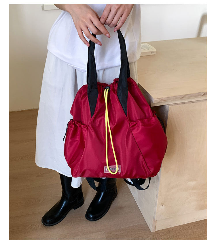 Large Capacity Leisure Niche Lightweight College Simple Commute Women's Backpack