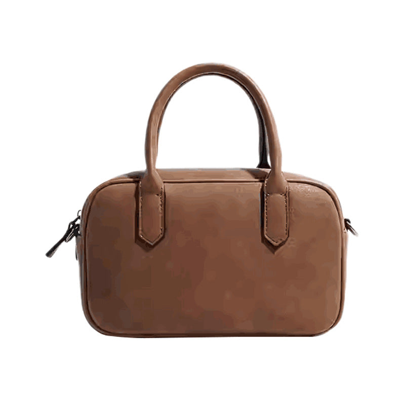 Women's Tanned Wide Closed Toe Layer Cowhide Large Women's Messenger Bag