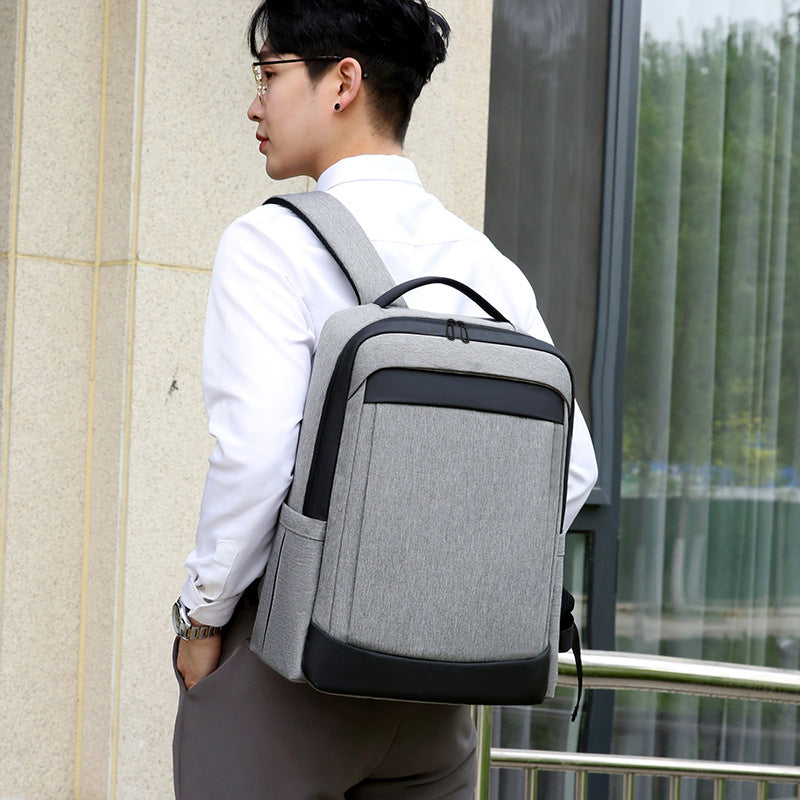 Men's Large Capacity Fashion Trip Simple Versatile Business Backpack
