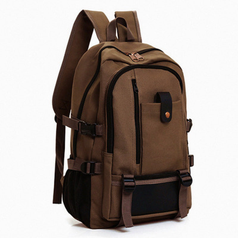 Men's Site Tools Canvas Labor Protection Repair Woodworking Leisure Backpack