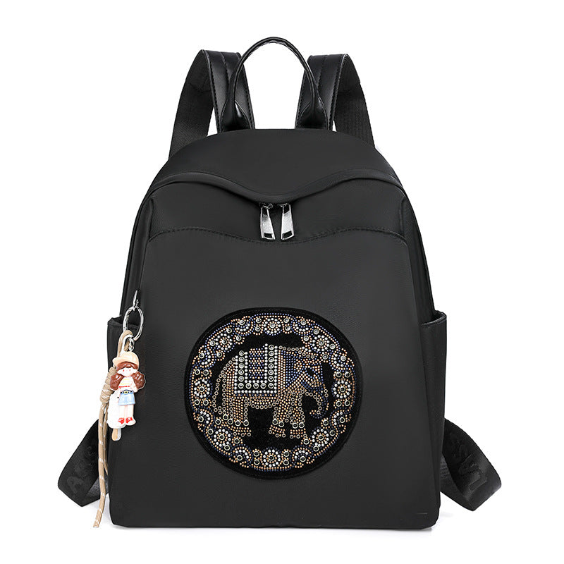 Women's Oxford Cloth Fashion Western Style Large Capacity Backpacks