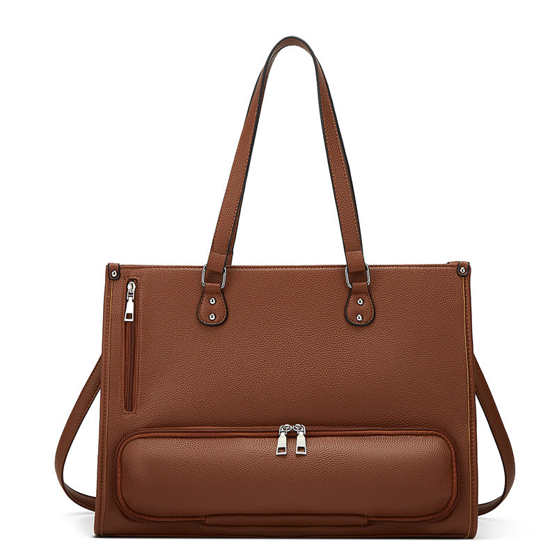 Women's Trendy Large Capacity Portable Multifunctional Computer Women's Shoulder Bag