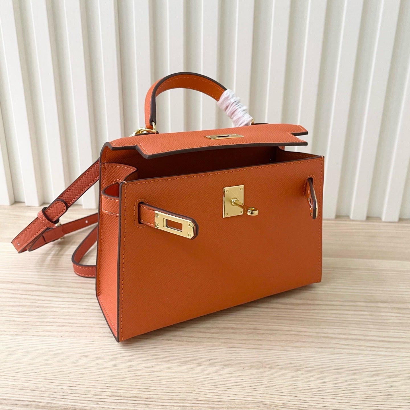 Women's Second Generation Kelly Hand Palm Print Cowhide Commuter Bags