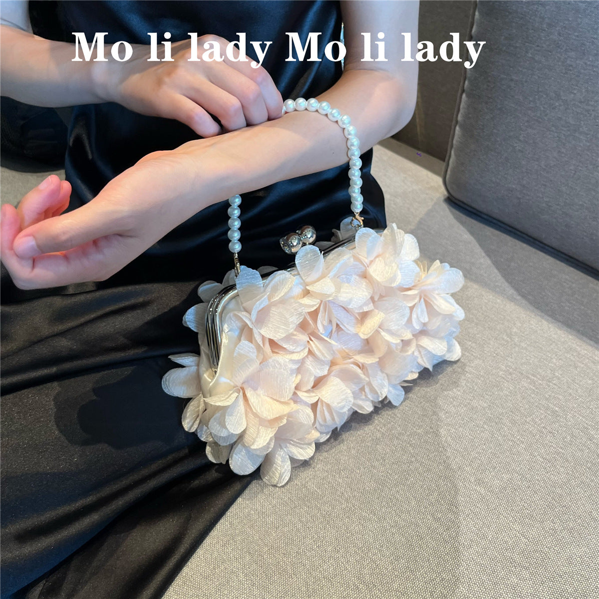 Petals Dinner Banquet Clutch Cheongsam Formal Dress Women's Handbag
