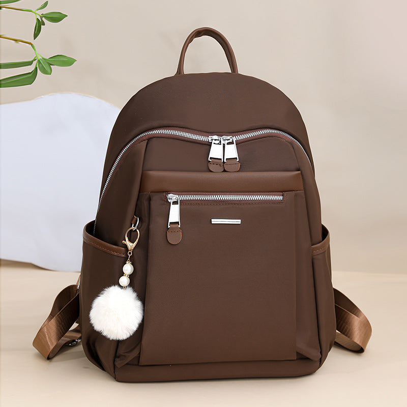 Women's Korean Fashionable Simple Nylon Canvas Women's Backpack