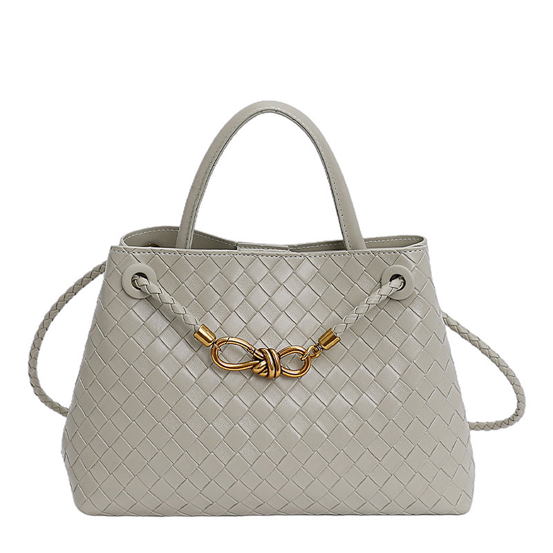 Capacity Totes High Sense Woven Retro Women's Messenger Bag