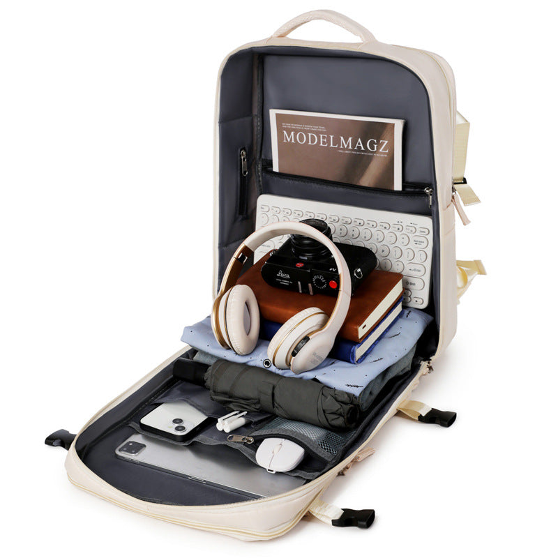 Large Capacity Expansion Leisure Multifunctional Computer Trip Lightweight Business Backpack