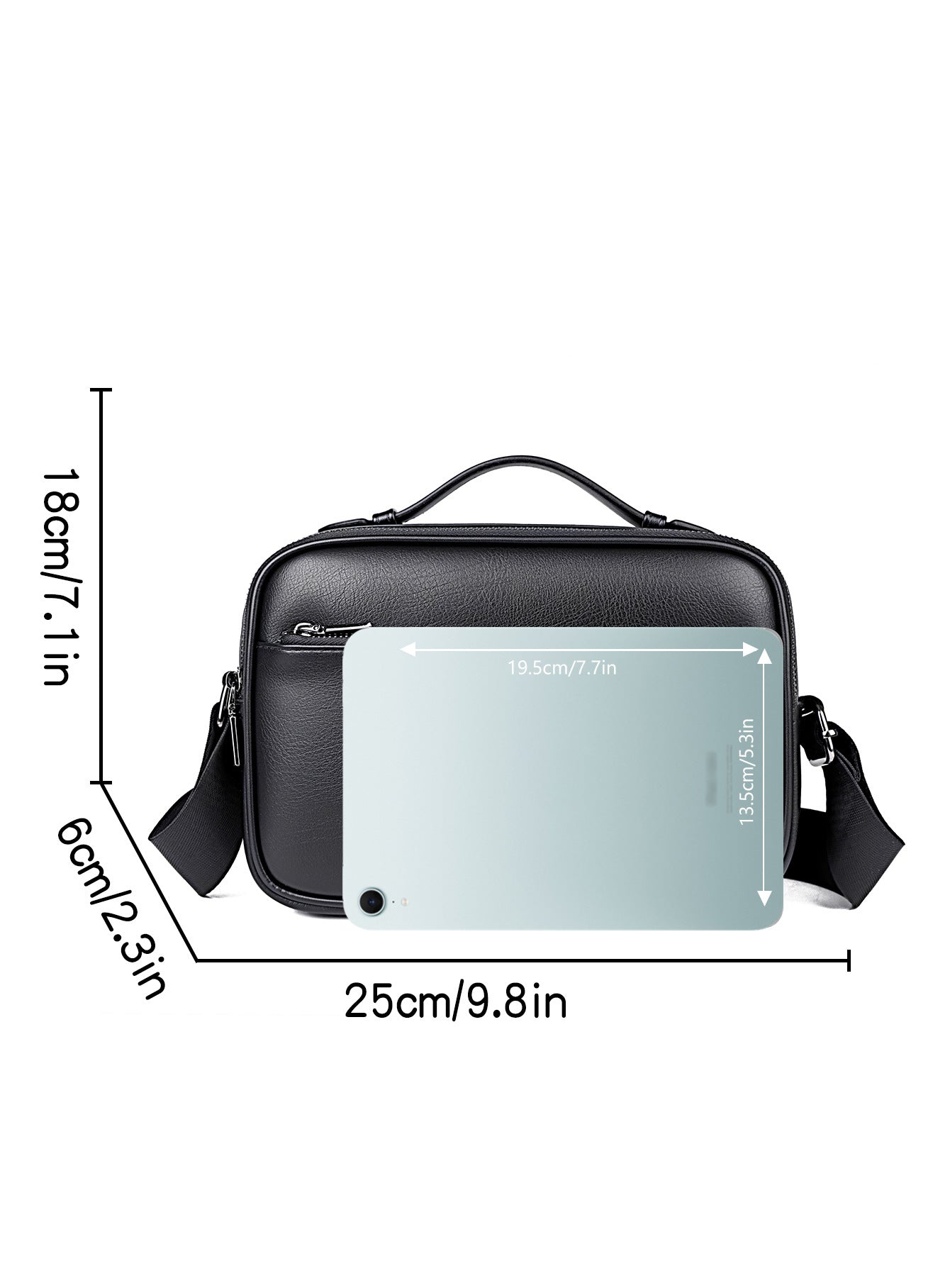 Men's Personality Simple Fashion Green Large Capacity Men's Messenger Bag