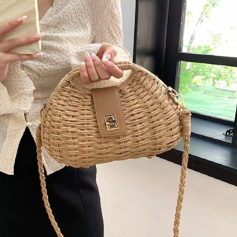 Women's Style Simple Shell Summer Cover Vacation Leisure Women's Messenger Bag
