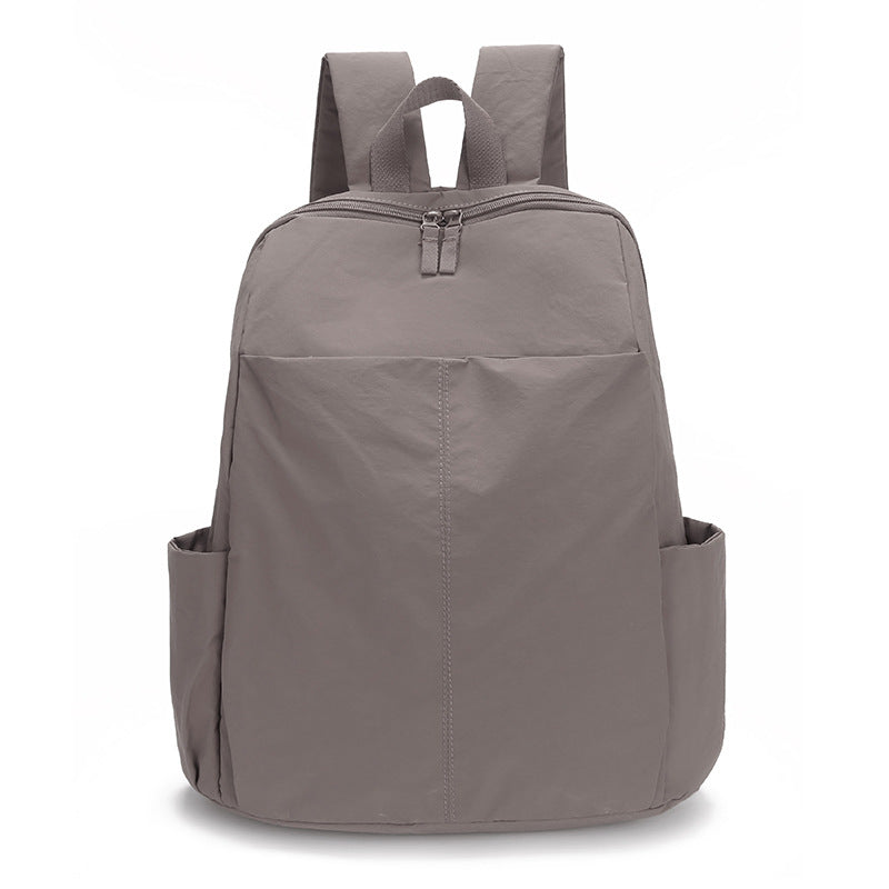 Women's & Men's Solid Color Large Capacity Spring Lightweight Leisure Backpack