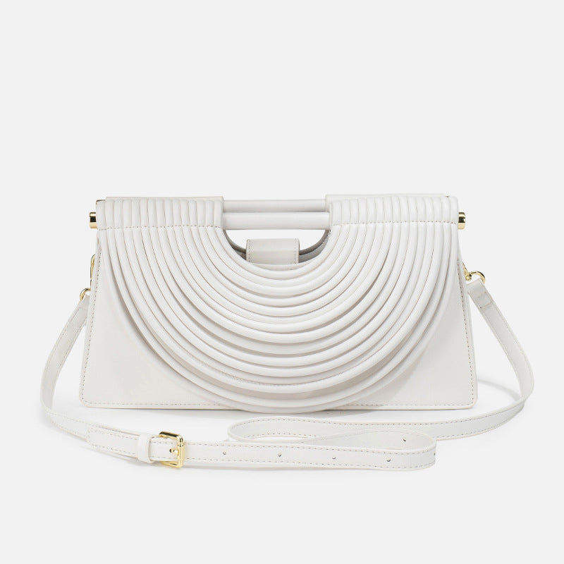 Women's Woven Clutch Fashion Personality Trend High-grade Small Square Bags