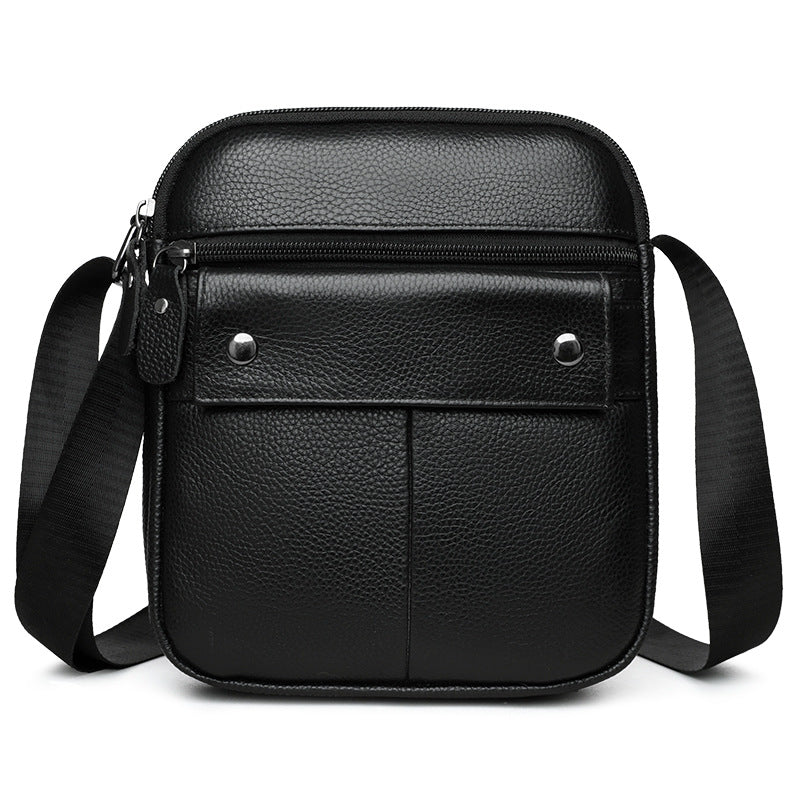 Men's Soft Cowhide First Layer Street Men's Bags