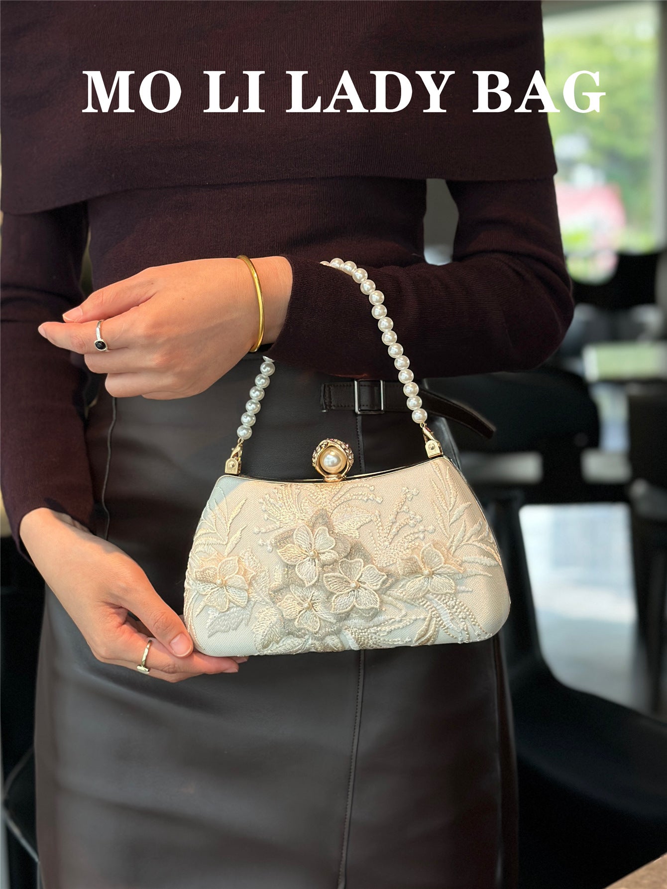 Women's Fairy Han Chinese Clothing Cheongsam Dress Style Vintage Embroidered Niche Women's Handbag