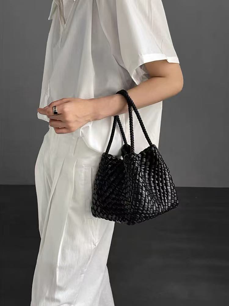 Women's High Sense Niche Hand-woven Vegetable Basket Women's Handbag