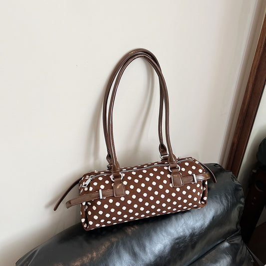 Polka Dot Sausage Design Niche Advanced Underarm Bag
