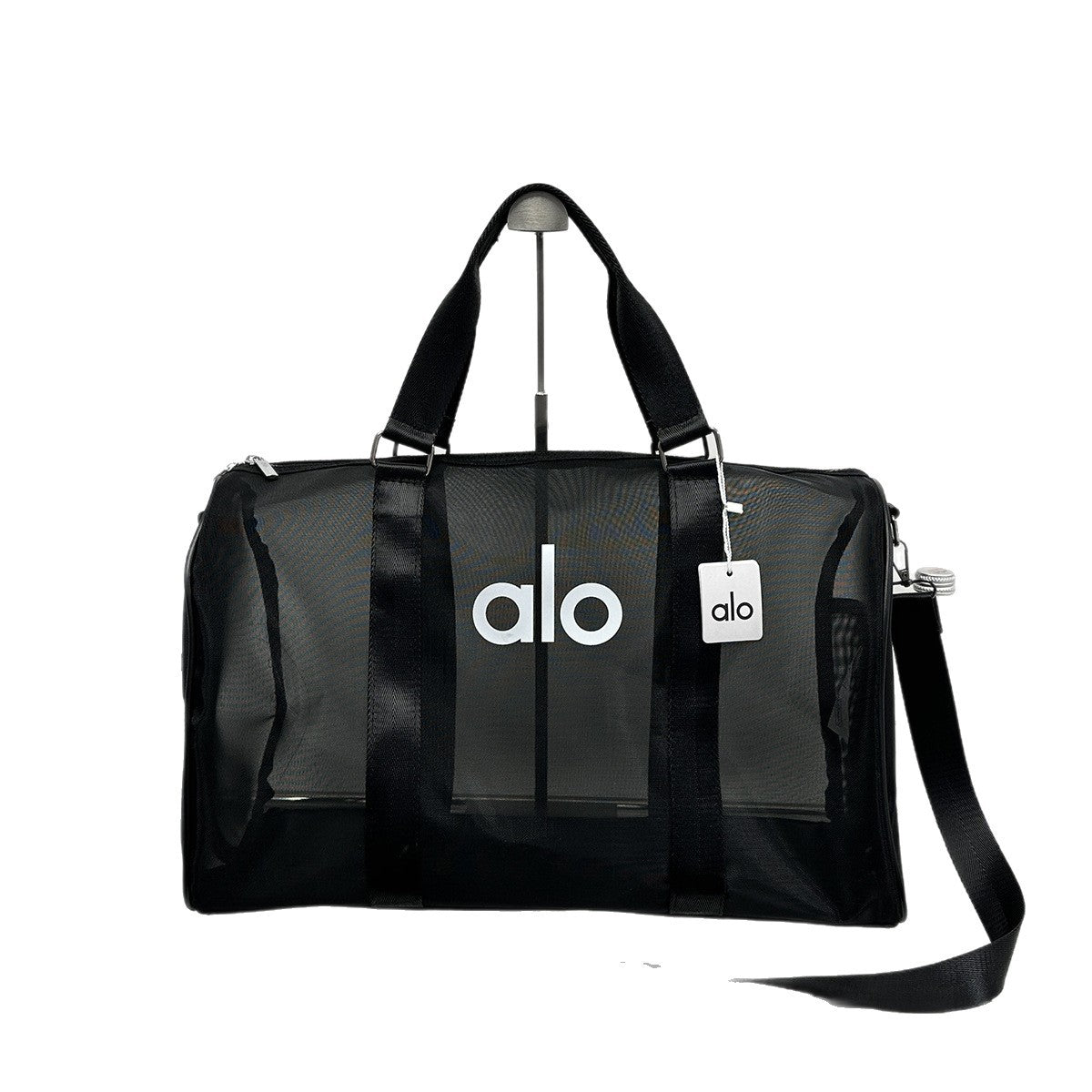 Women's Transparent Mesh Large Capacity Yoga Fitness Luggage