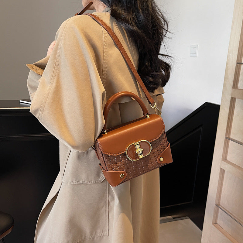 Women's Portable Leather Trendy Large Capacity Daily Women's Shoulder Bag