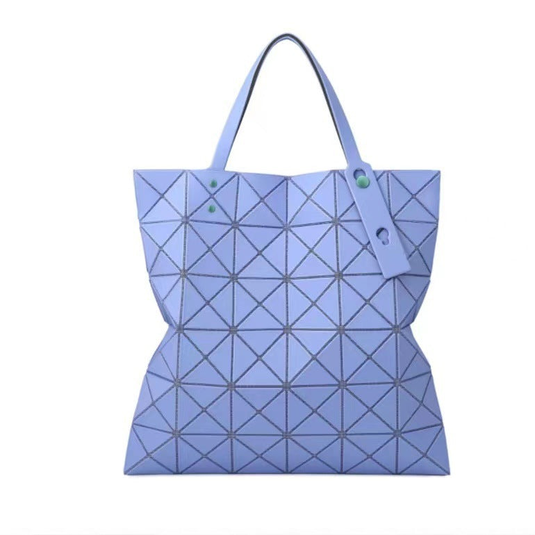 Life Original Color Nail Matte Geometric Diamond Pattern Underarm Commuter Women's Shoulder Bag
